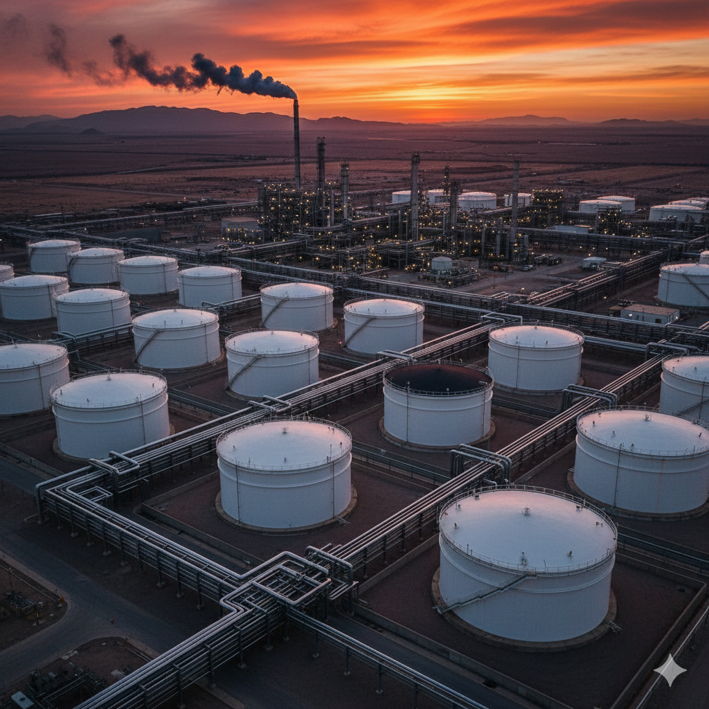Petrokimya Tesisi Depolama Tankları