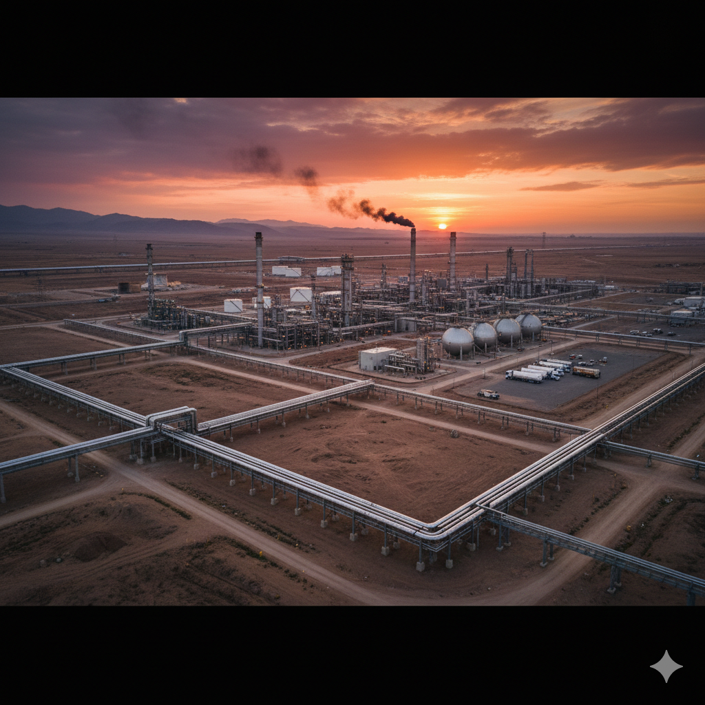 Petrol Rafinerisi Boru Hattı Kurulumu